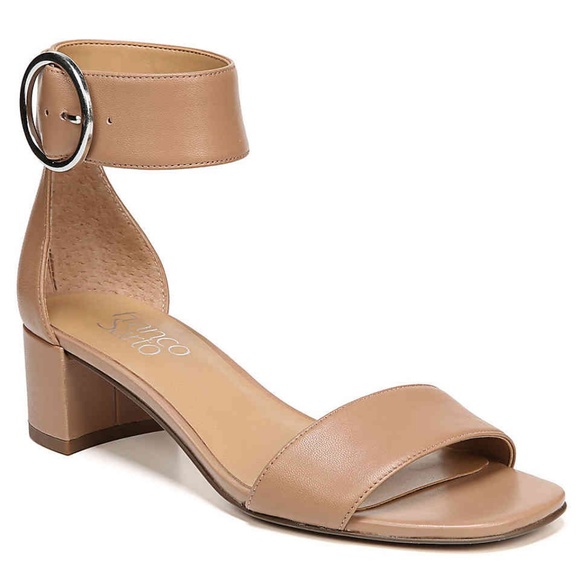 Franco Sarto Shoes - Franco Sarto Ronnie Sandal Beige Leather Size 7